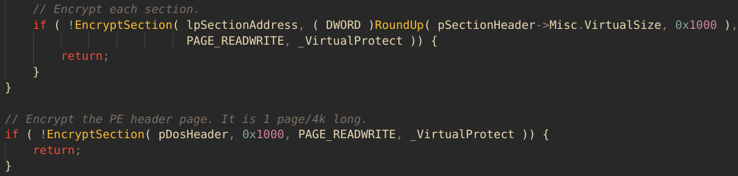 Shifting characteristics in run.c